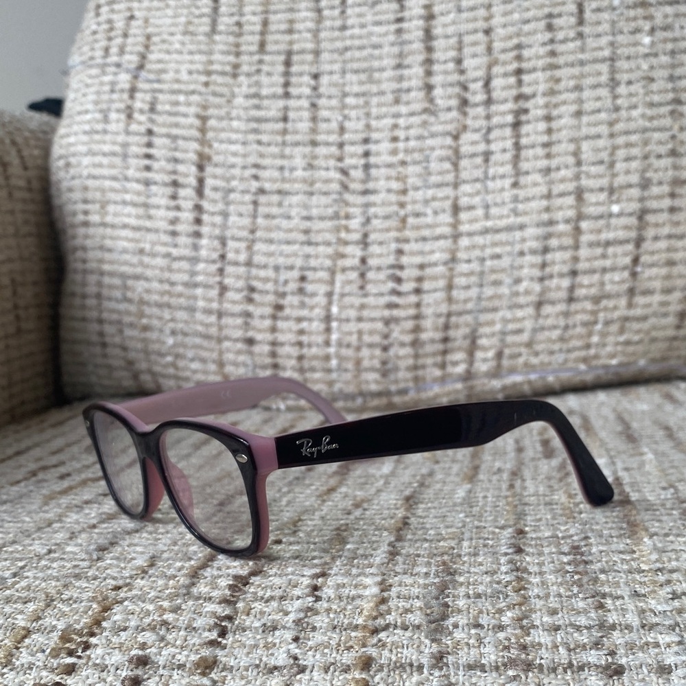 Ray-Ban Black and Pink Eyeglasses